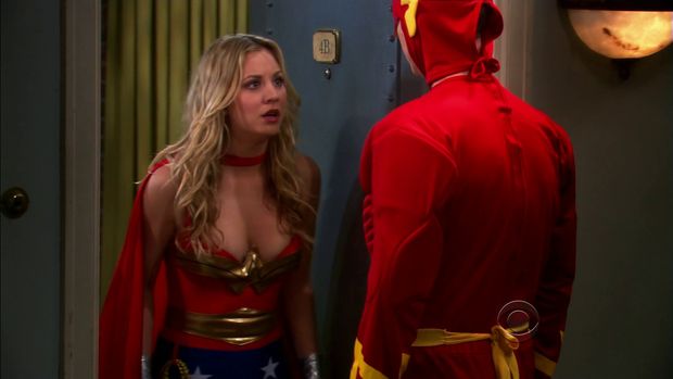 Kaley Cuoco as Wonder Woman