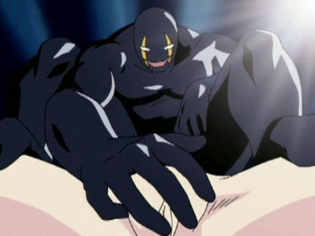 Hentai dark demon enjoying some hot tight anime pussy!