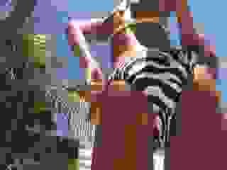 Lovely brunette in incredible blowjob jizzed vid