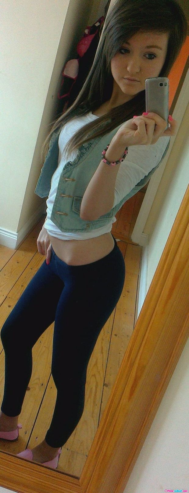 Amazing ash brown teen in a hot picture