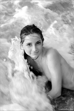 Amazing novice picture featuring sexy brunette