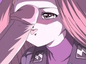 Sweet cute anime girl licking a HUGE dick before she shoves it down her throat!