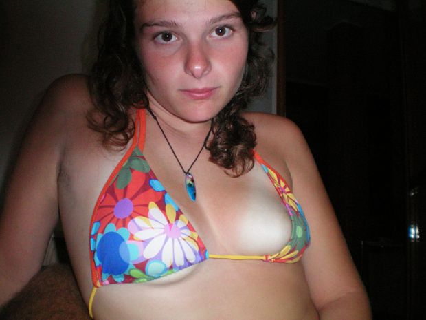 Fabulous novice in this hot rookie girl next door photo
