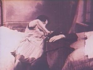 French porn form the 1920's young lady undresses her lover and fucks him really good