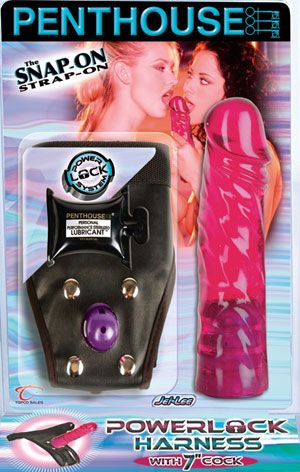 POWERLOCK HARNESS W/ 7" GRAPE COCK