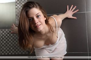 Incredible amateur wife photo featuring gorgeous ash brown hooters