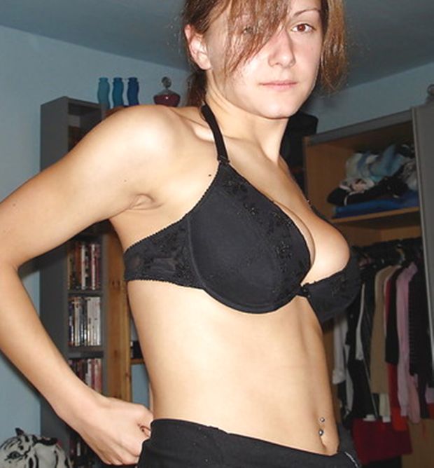 Amazing picture with a hot jugs stockings