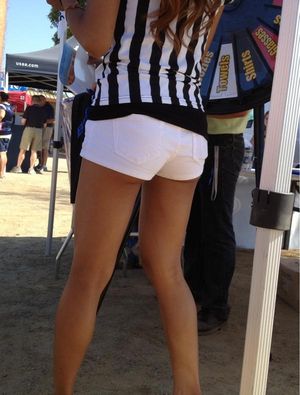 Amazing ass and legs on this hot ref.Â  Def &#8216;illegal use of the hands&#8217; after seeing these creepshots. &#160; If you liked this p