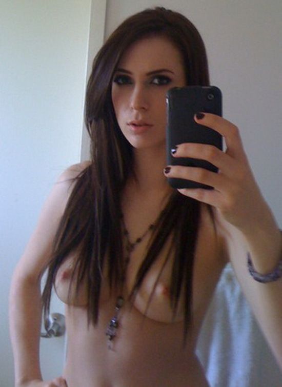 Amazing novice girl next door picture featuring stunning ash brown teen