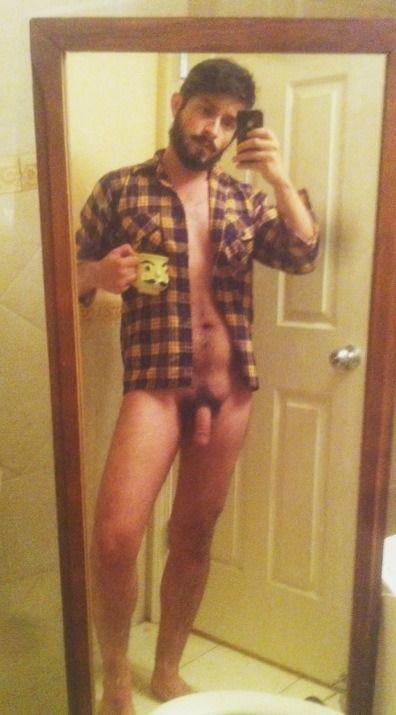 Hot bearded guy with your iPhone! â™¥