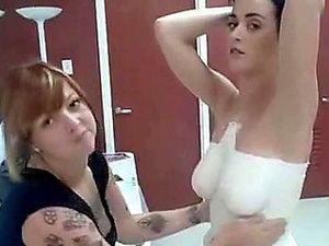 i knew her costumes were painted on