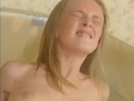 Superb blonde teen in a awesome vid