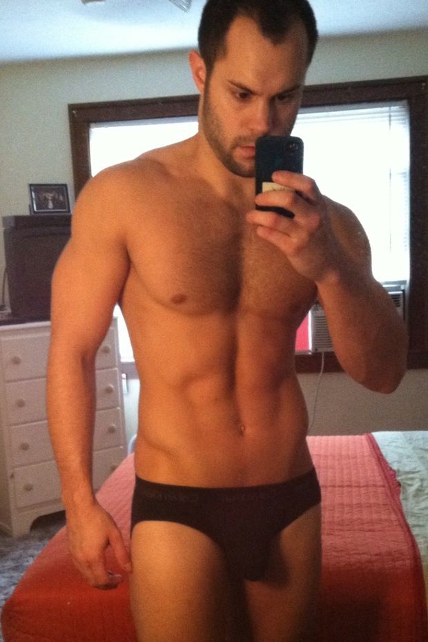 Hot Guy with His iPhone!