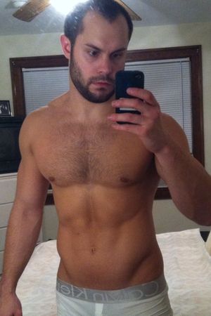 Hot Guy with His iPhone