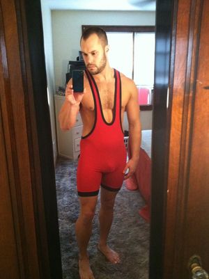 Hot Guy with His iPhone