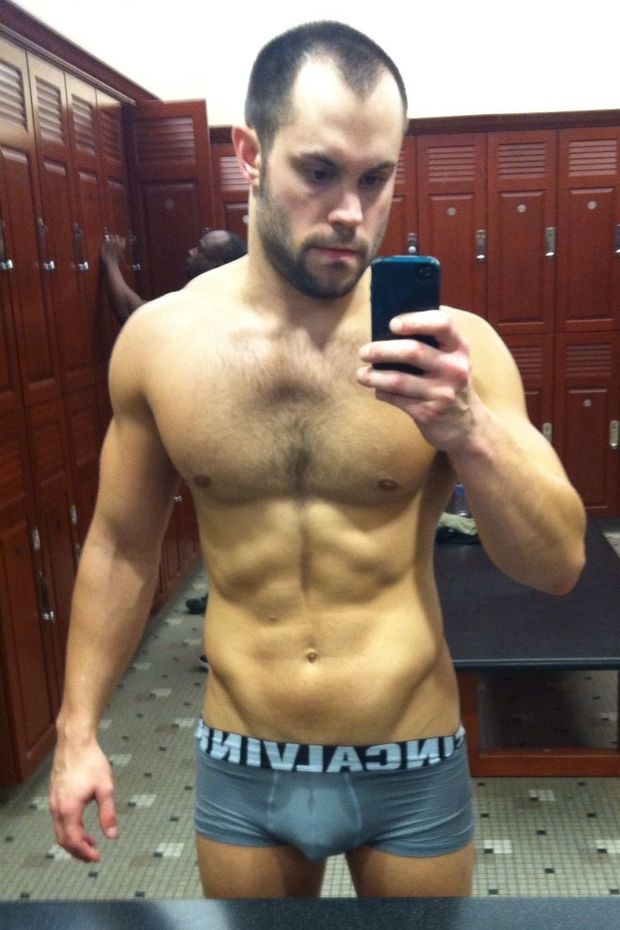 Hot Guy with His iPhone