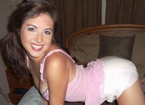 Hot photo with superb brunette