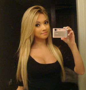 Gorgeous japanese jugs in a amazing selfshot picture