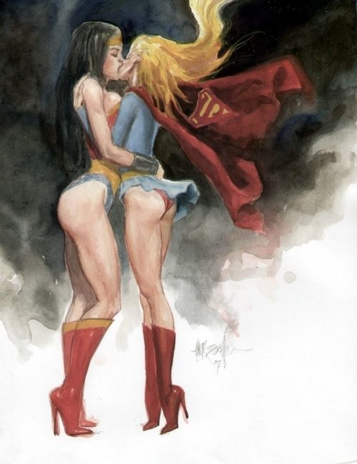 Stunning lesbian in a amazing hentai photo
