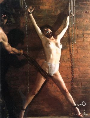 Awesome bondage throwback pic