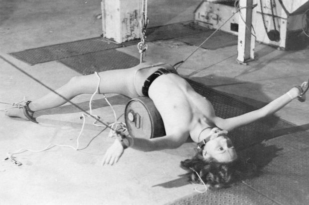 Incredible bondage throwback picture