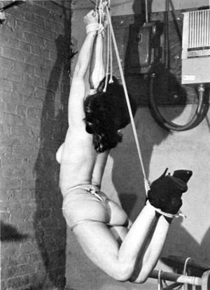 Hot bondage throwback picture