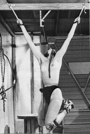 Incredible bondage throwback pic