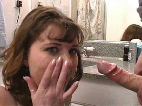 Awesome amateur big load video with gorgeous ash brown