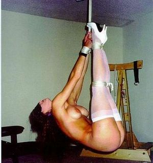 Hot bondage throwback picture