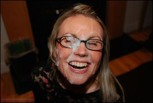 Awesome cum in the face photo