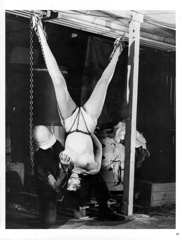 Incredible bondage throwback photo