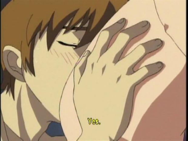 Hentai young man eating some nice anime pussy