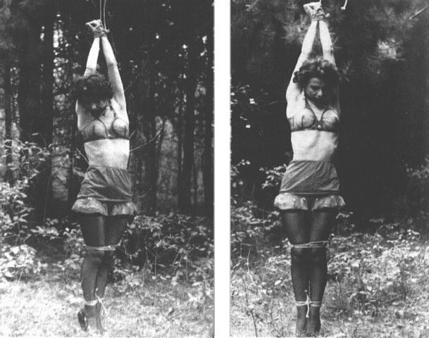 Awesome bondage throwback photo