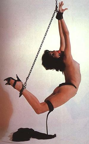 Incredible bondage throwback pic