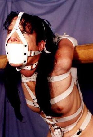 Incredible bondage throwback pic