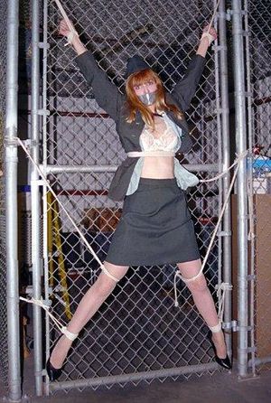 Hot bondage throwback pic