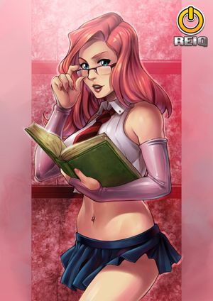 Awesome costume pic featuring fabulous big tits