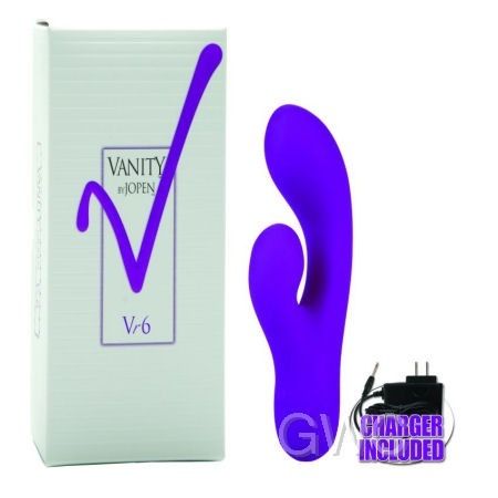 Rechargeable dual motor vibrating stimulator. Ergonomically designed for the natural contours of a women