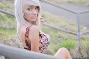 Amazing amateur girl next door photo with hot blonde novice