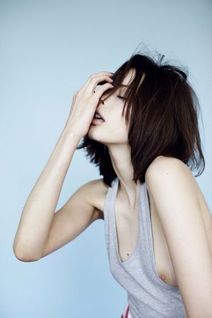 Beautiful brunette in amazing picture