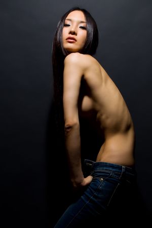 Awesome pic with superb asian