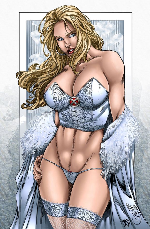 Superb stockings in this incredible anime porn pic
