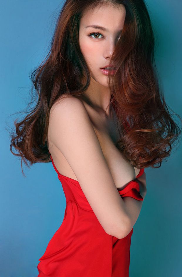Beautiful asian in amazing photo