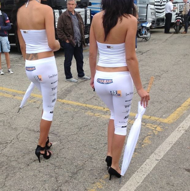 Tall leggy fit models and racing?Â  Bodies and bikes built for speed. If you liked this post ... you may enjoy these too!Racing babe. WOW!Ra