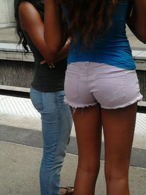 White shorts, nice ass and tan legs are my weakness.Â  Love these creeps If you liked this post ... you may enjoy these too!TRIFECTA! White