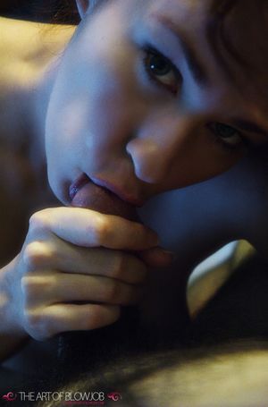 Hot bj picture featuring amazing ash brown