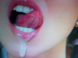 Hot teen in hot creampie photo