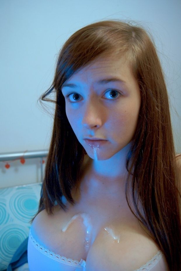 Awesome beginners jizzed pic featuring lovely teen