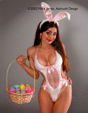 Hot brunette rack in this amazing costume photo