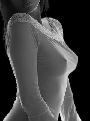 Sexy hooters in this incredible photo